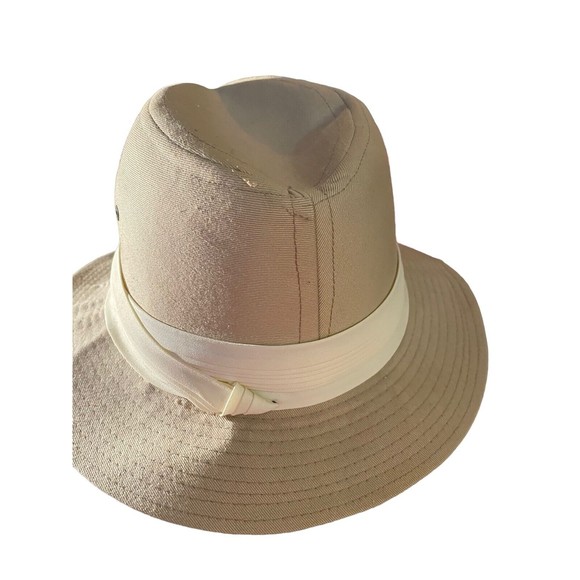 VTG United Hatters Cap and Millinery Tan Fedora hat size M - Picture 3 of 6